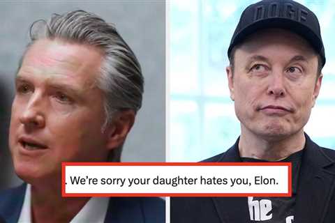 Gavin Newsom And Elon Musk Had A Fight Over Elon's Estranged Daughter, Vivian Wilson, And She Just..