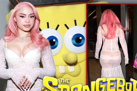 Ice Spice Flaunts Her Ass in Sheer Dress at 'SpongeBob' Movie Premiere