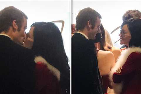 Lily Allen Kisses Jonah Freud During Christmas Party after David Harbour Split