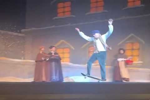 Tony Hawk skateboards during surprising ‘Nutcracker’ ballet cameo