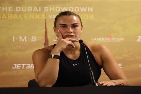 Top-ranked tennis star Aryna Sabalenka fumes over ‘Battle of the Sexes’ backlash