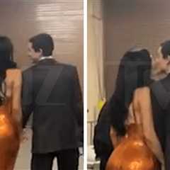 Kylie Jenner Kisses Timothée Chalamet Backstage at Palm Springs Film Festival