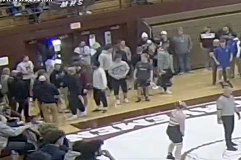 Security footage of Notre Dame coach Marcus Freeman’s incident with wrestling coach revealed