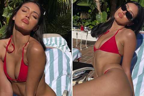 Cindy Kimberly Sets Temps Soaring In Red-Hot Bikini Pics!
