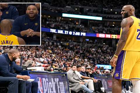 LeBron James taunts ex-teammate with nearly vulgar gesture