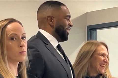 Sherrone Moore Smiles Ahead of Court Appearance, Wife By His Side
