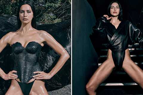 Irina Shayk Slays in BDSM-Inspired Lingerie Photo Shoot