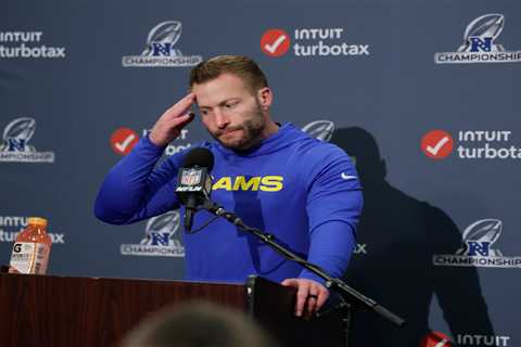 Sean McVay gets feisty with reporter over Matthew Stafford question