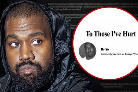 Kanye West Apologizes for Antisemitism in Full-Page Wall Street Journal Ad