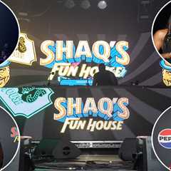 Shaquille O’Neal riles up crowd with DJ set at raucous Super Bowl party