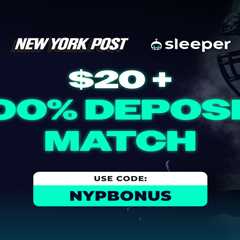 Sleeper Fantasy Promo Code NYPBONUS: Get free $20 + 100% deposit match up to $100 for Seahawks vs...