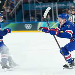 Brady Tkachuk helps USA men’s hockey survive Denmark scare for second Olympics win
