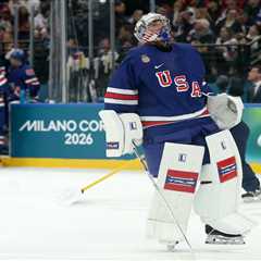 Team USA backs Jeremy Swayman after brutal blunder on ‘crazy play’ in Olympic debut