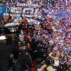 Michael Jordan can’t contain his joy celebrating Daytona 500 win — with one thing left to make it..