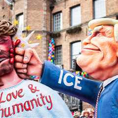 Trump Brutally Mocked on Presidents Day With Satirical Floats at German Festival
