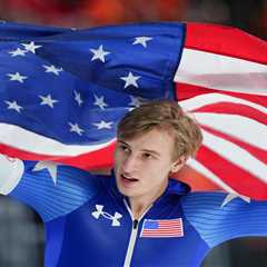 Men’s 1500M Speed Skating odds: Jordan Stolz a massive favorite to win third gold medal