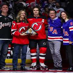 NJ Gov. Mikie Sherrill booed at Devils game honoring US Olympic hockey hero Jack Hughes