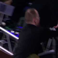 Miami (Ohio) coach Travis Steele throws speaker to ground in stunning tantrum before saving perfect ..