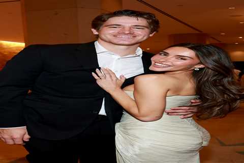 Justin Herbert and Madison Beer get cozy at pre-Grammys bash as relationship heats up