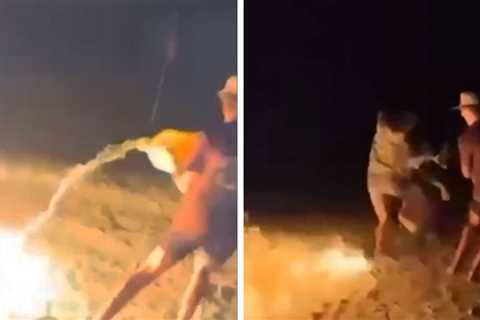 Florida Teen Sets Friend on Fire, Shocking Video Shows
