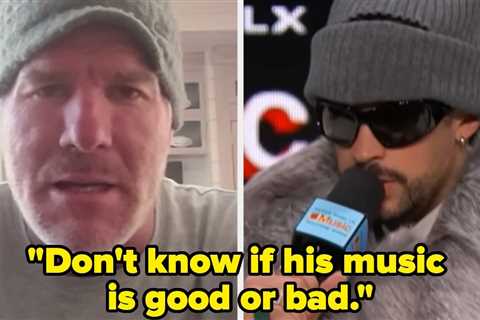Brett Favre Spoke Out About Bad Bunny's Super Bowl Halftime Show, And Holy Crap This Is Absurd