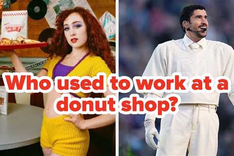 Before The Red Carpet: Can You Match These Celebrities To Their Pre-Fame Job?