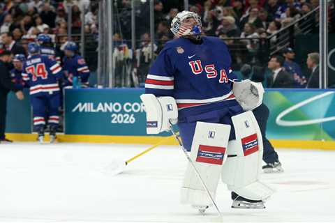 Team USA backs Jeremy Swayman after brutal blunder on ‘crazy play’ in Olympic debut