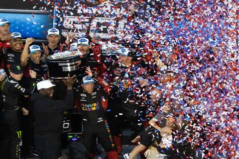 Michael Jordan can’t contain his joy celebrating Daytona 500 win — with one thing left to make it..