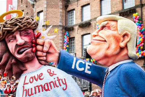Trump Brutally Mocked on Presidents Day With Satirical Floats at German Festival