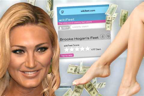 Brooke Hogan Toys With Foot Fetish Modeling Since She's Got the Goods