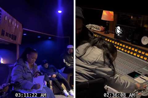 Rihanna Shares New Video of Her in Studio, Sparks New Music Buzz