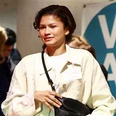 Zendaya Snapped Wearing Band on Wedding Finger Back in February