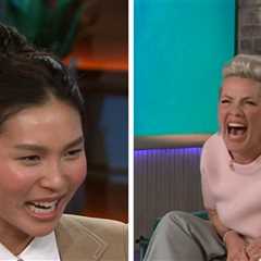 Chloe Kim Makes Kelly Clarkson, Pink Blunder In Front Of Singer, 'I'm So Sorry'