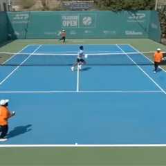 Tennis legend’s son caught in UAE air strike chaos as players flee from terrifying explosion