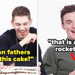 Hero Fiennes Tiffin And The Young Sherlock Cast Hilariously Try American Fast Food For The First..