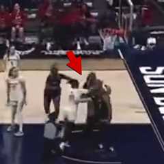 Referee Leveled In Massive College Basketball Brawl, 8 Ejected