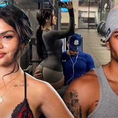 Huda Mustafa Shares Steamy Gym Pics With Louis Russell Amid Baby Mama Drama