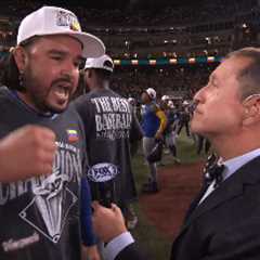 Eugenio Suarez delivers emotional interview after Venezuela’s win over Team USA in WBC final