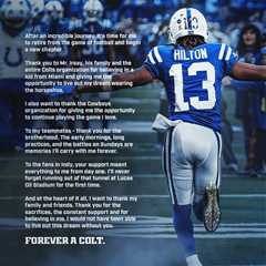 Ex-NFL star T.Y. Hilton announces retirement