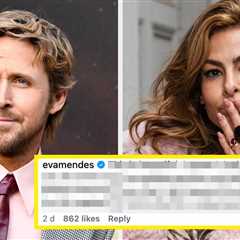 Eva Mendes Just Left The Most Adorable Comment About Ryan Gosling On One Of His Fans' Instagram..