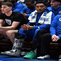Duke point guard Caleb Foster has ‘outside chance’ at injury return to face St. John’s in Sweet 16