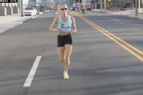 US track star cost half marathon national title, $20K prize after being mistakenly led off course