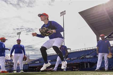 Brett Baty takes first step in facing ‘fun’ Mets first base challenge