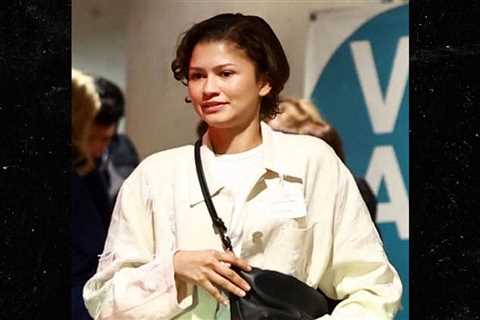 Zendaya Snapped Wearing Band on Wedding Finger Back in February