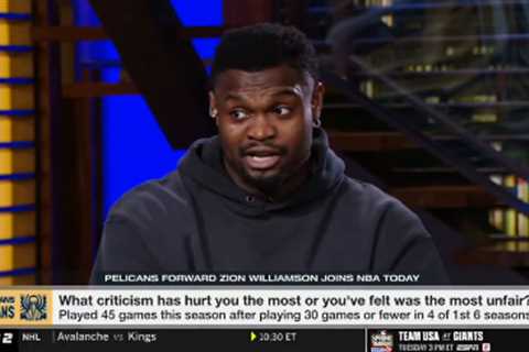 Pelicans’ Zion Williamson pushes back on biggest criticism of his polarizing NBA career