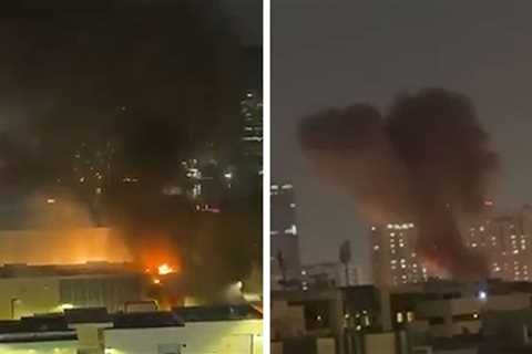 Iranian Drone Strikes Near U.S. Consulate in Dubai, Sparking Blaze, on Video