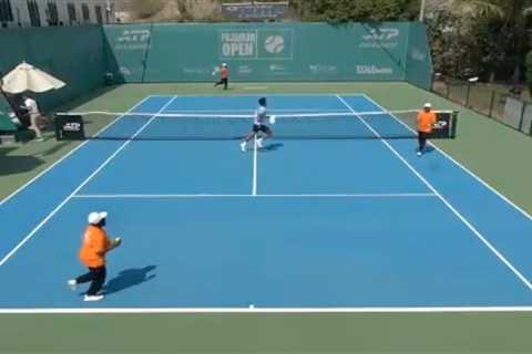 Tennis legend’s son caught in UAE air strike chaos as players flee from terrifying explosion