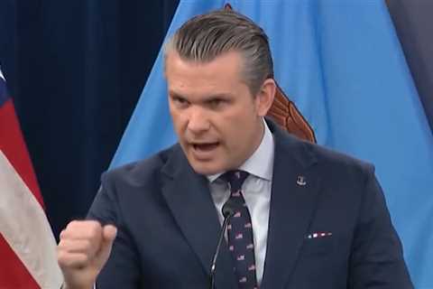 Pete Hegseth Tears Into Press Over Iran War Coverage