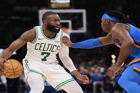 Celtics’ Jaylen Brown bemoans NBA’s ‘foul baiting’ problem after loss to Thunder