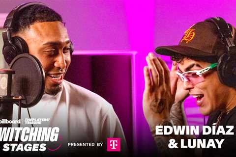 Edwin Díaz Asks Lunay How Making Music Compares to Learning How to Pitch | Switching Stages